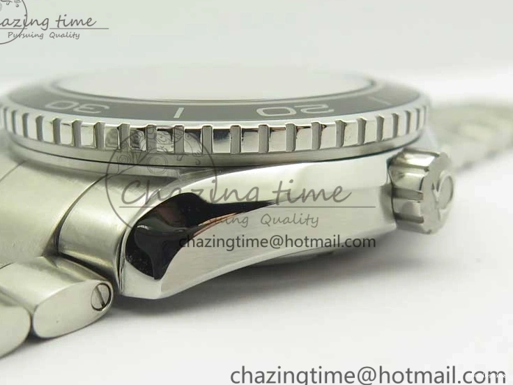 0309 EyeCatching Planet Ocean Professional Ceramic Bezel 45.5mm 1:1 VSF Best Edition Silver Markers on SS Bracelet A8500 Super Clone 8050